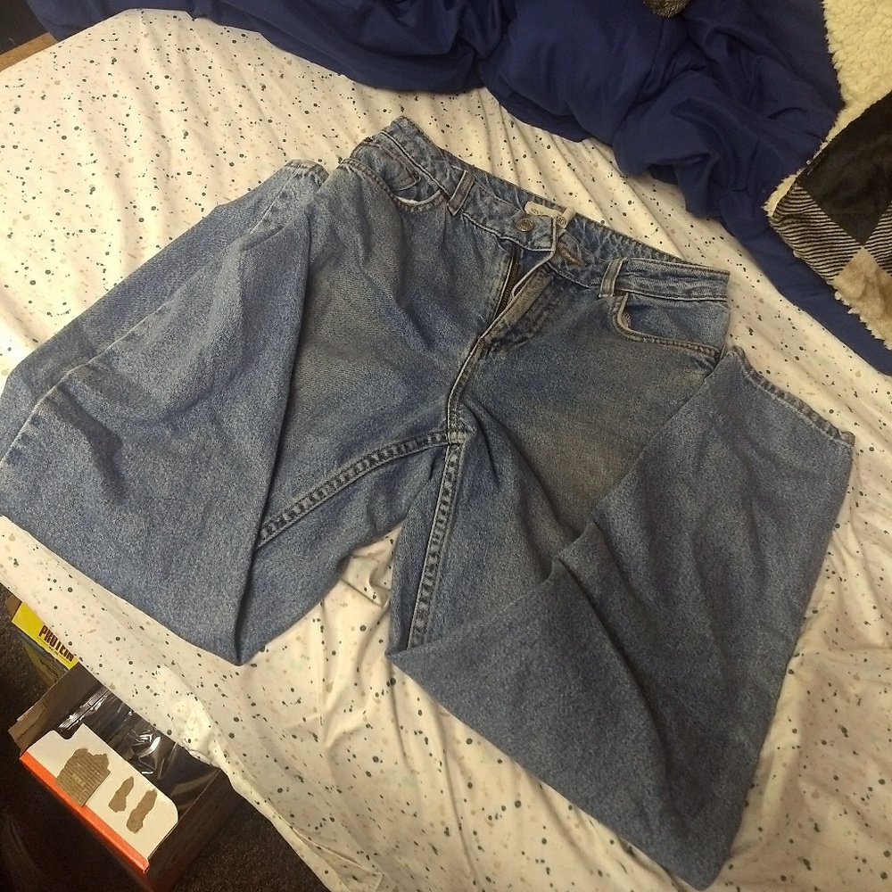 Top moto mom jeans